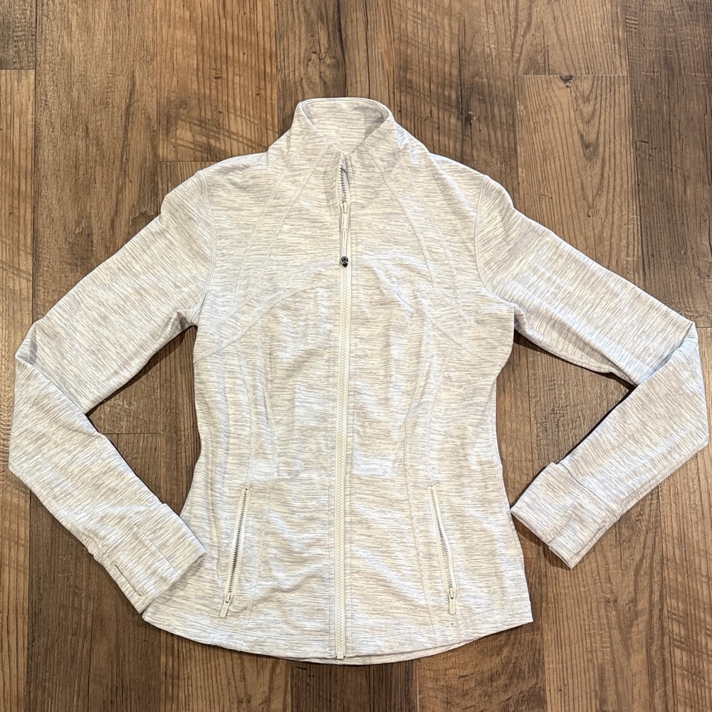 Lululemon Define Jacket Luon size 8 Women's Gray Zip-Up